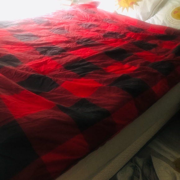 Tommy Hilfiger buffalo check plaid super comfy full size / twin comforter quilt - Picture 2 of 8